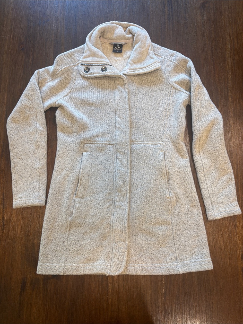 Kuhl Women's Light Gray Fleece Coat